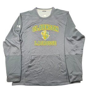 XL Gray Under Armour Clarkson Lacrosse Insulated Long Sleeve Pocket Sweater